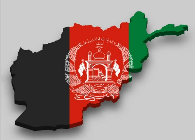 afghanistan flag map national identity